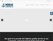Tablet Screenshot of moreas-shipping.gr